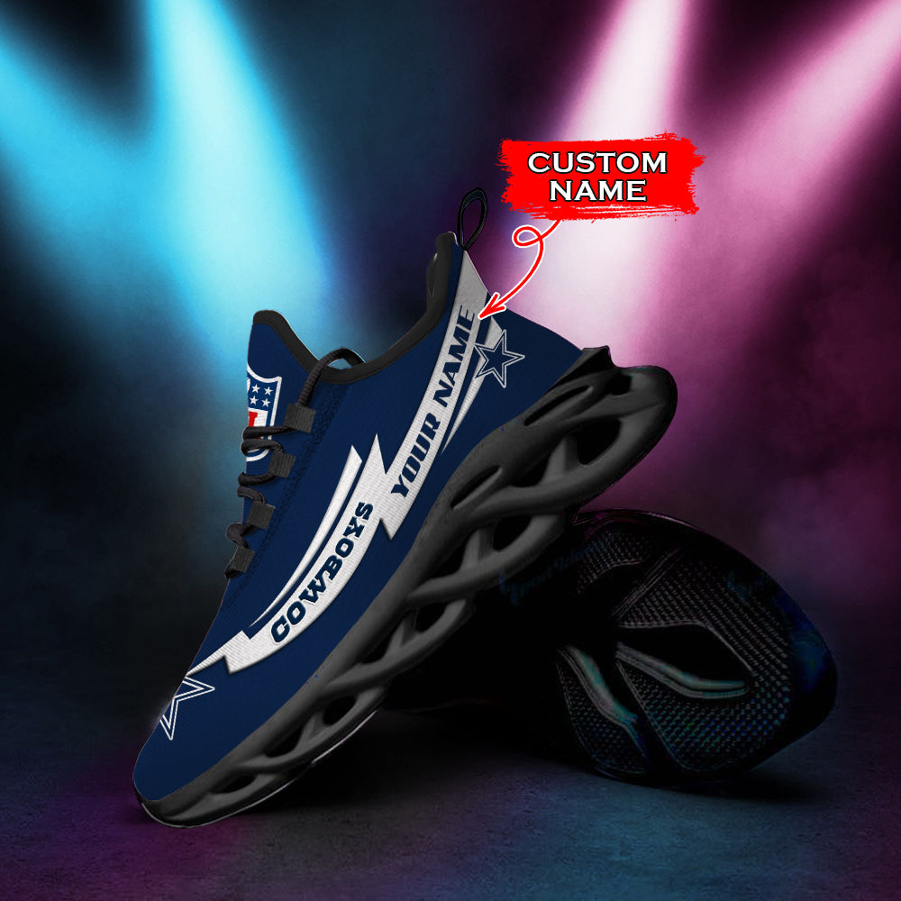 Personalized Dallas Cowboys NFL Max Soul Shoes Sneakers for Men And Women – NFL Football Fan Shoes, Team Sneakers - Image 6