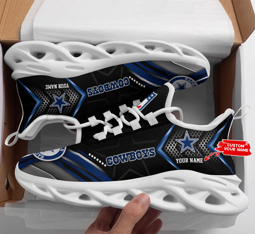 Personalized Dallas Cowboys NFL Max Soul Shoes Sneakers for Men And Women – NFL Football Fan Shoes, Team Sneakers