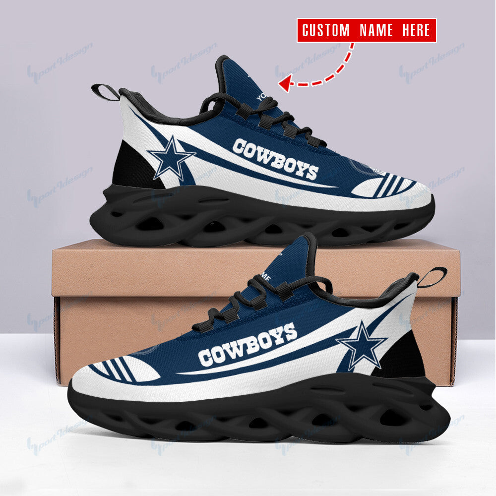 Personalized Dallas Cowboys NFL Max Soul Shoes Sneakers for Men And Women – NFL Football Fan Shoes, Team Sneakers - Image 3