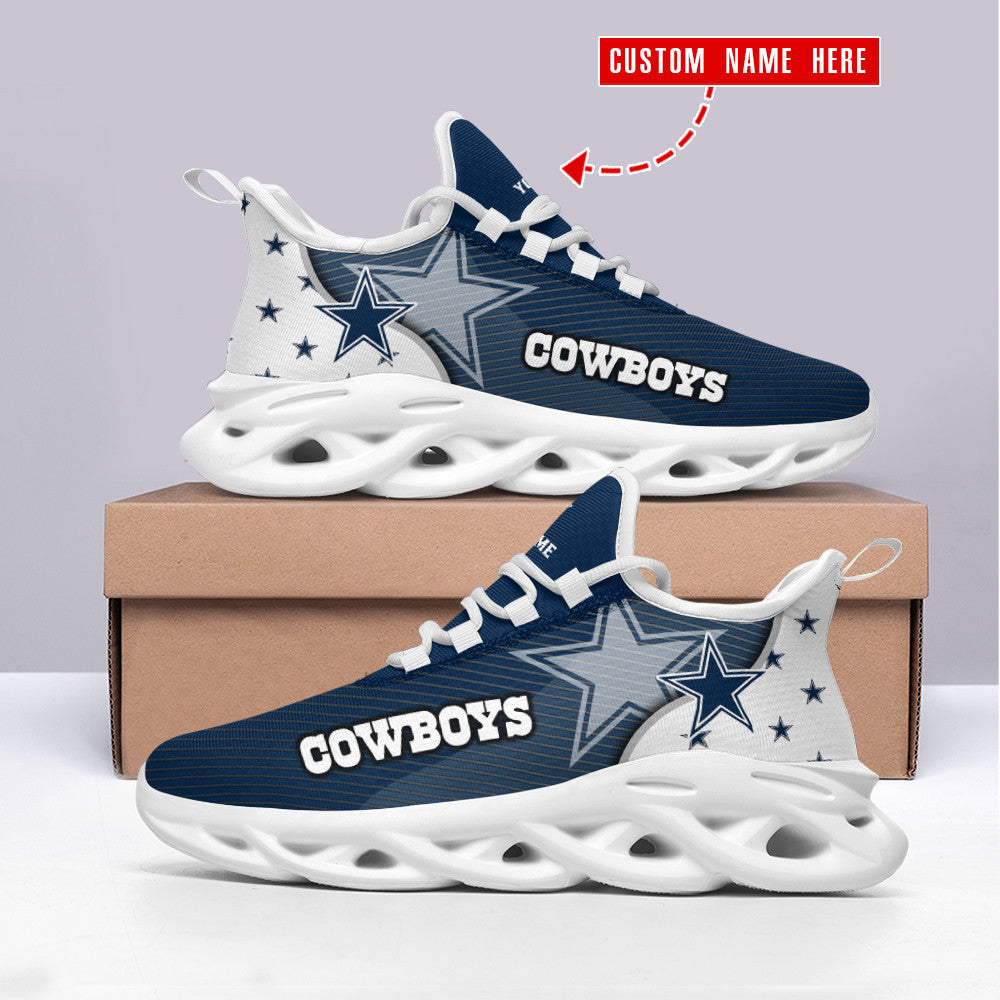 Personalized Dallas Cowboys NFL Max Soul Shoes Sneakers for Men And Women – NFL Football Fan Shoes, Team Sneakers - Image 4