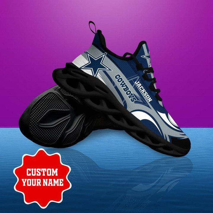 Personalized Dallas Cowboys NFL Max Soul Shoes Sneakers for Men And Women – NFL Football Fan Shoes, Team Sneakers - Image 7