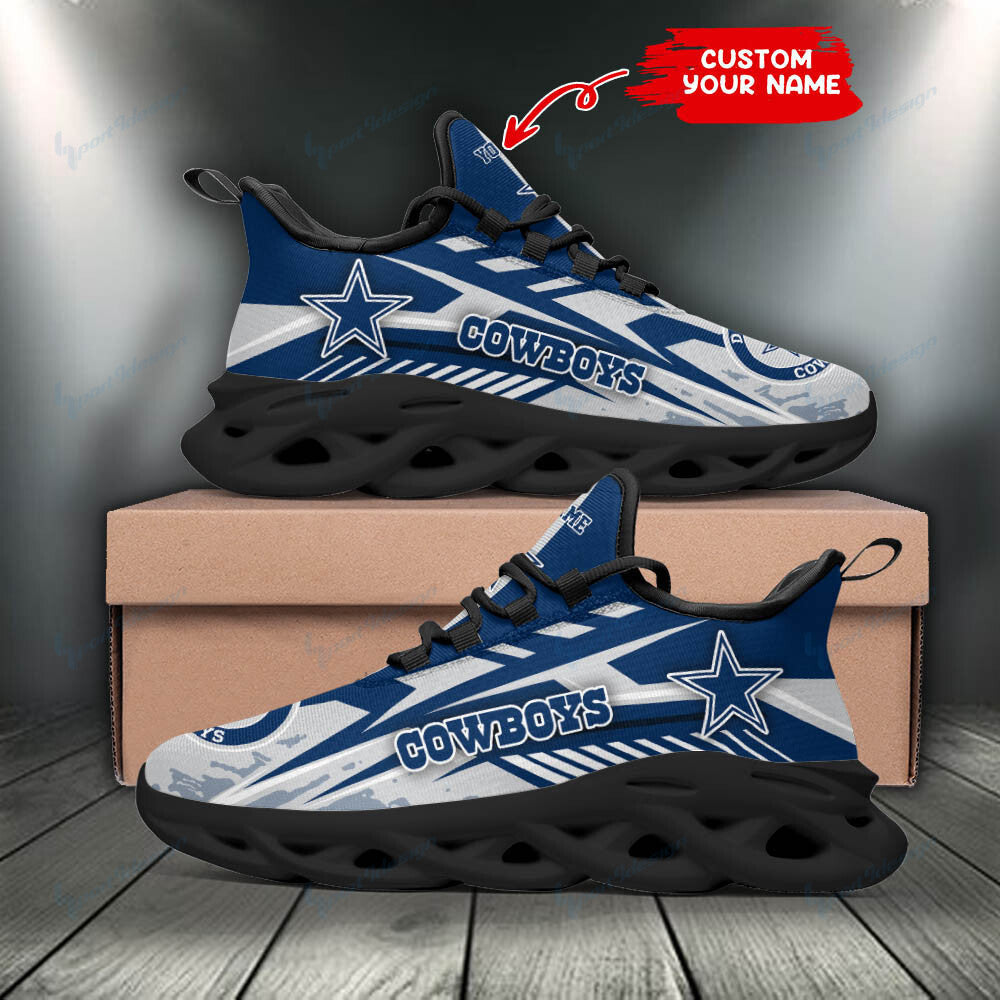 Personalized Dallas Cowboys NFL Max Soul Shoes Sneakers for Men And Women – NFL Football Fan Shoes, Team Sneakers - Image 3