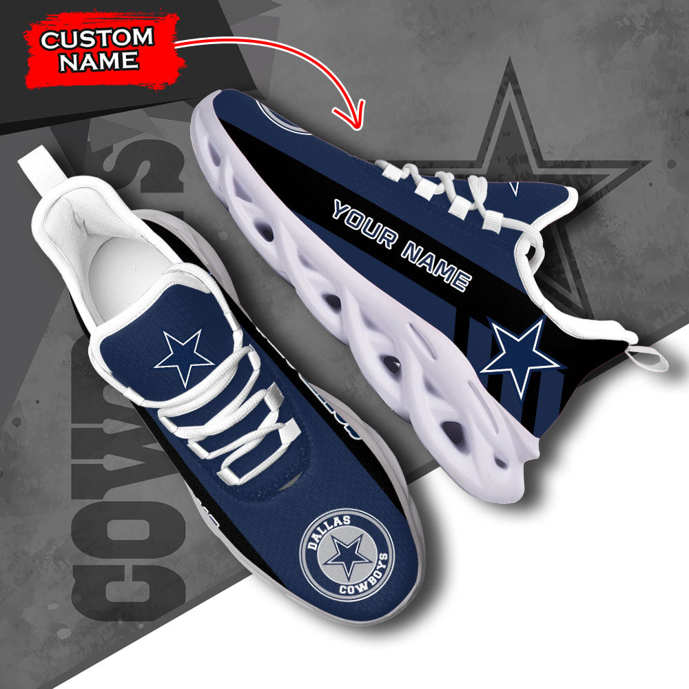Personalized Dallas Cowboys NFL Max Soul Shoes Sneakers for Men And Women – NFL Football Fan Shoes, Team Sneakers - Image 6