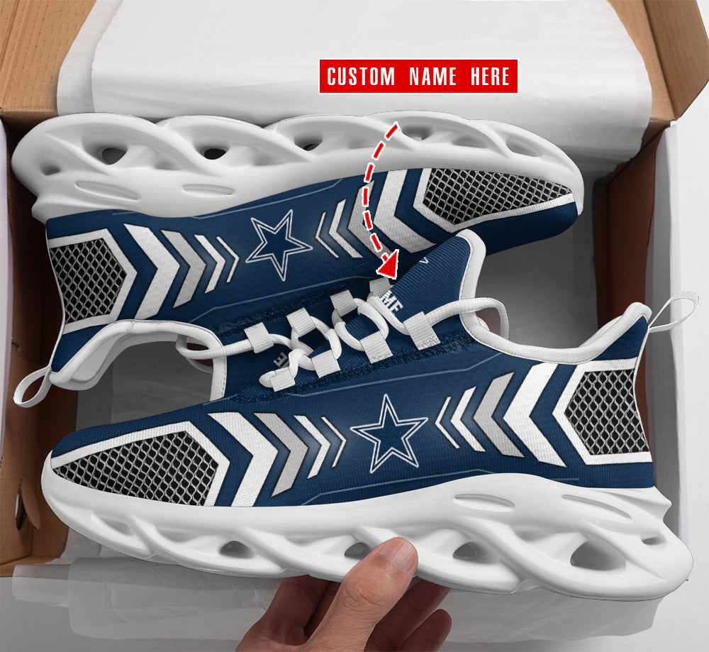 Personalized Dallas Cowboys NFL Max Soul Shoes Sneakers for Men And Women – NFL Football Fan Shoes, Team Sneakers - Image 3