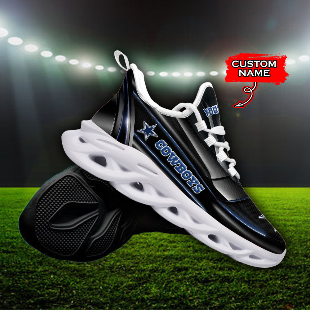 Personalized Dallas Cowboys NFL Max Soul Shoes Sneakers for Men And Women – NFL Football Fan Shoes, Team Sneakers - Image 3