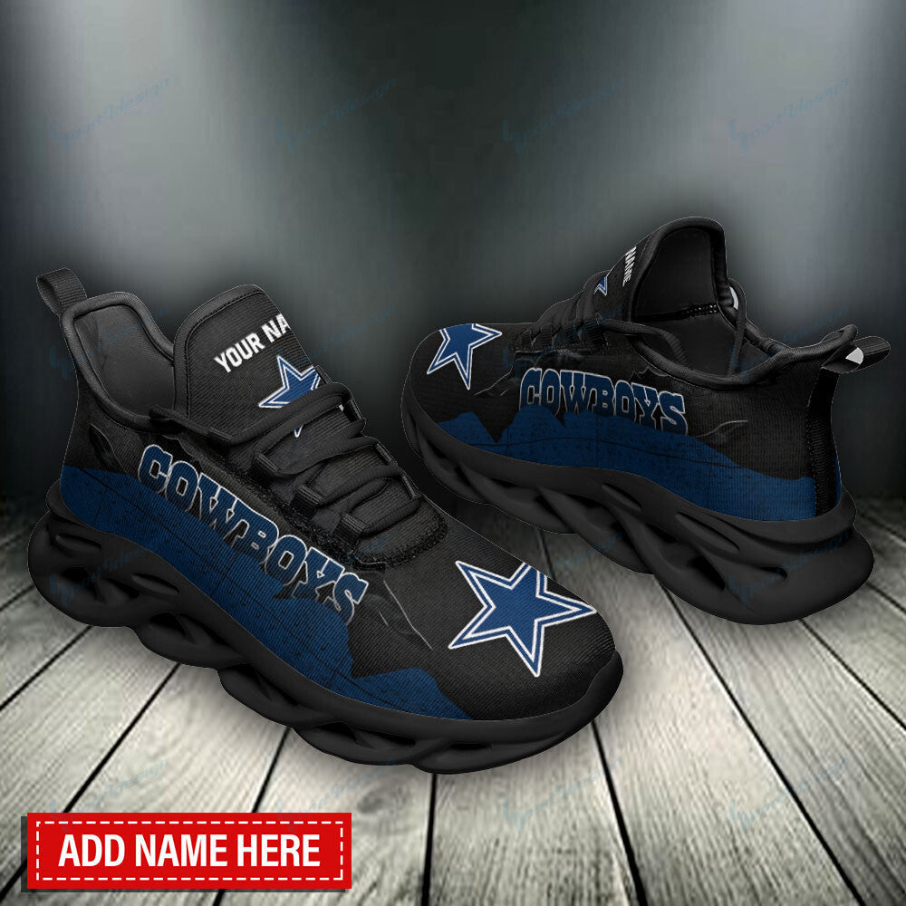 Personalized Dallas Cowboys NFL Max Soul Shoes Sneakers for Men And Women – NFL Football Fan Shoes, Team Sneakers - Image 4