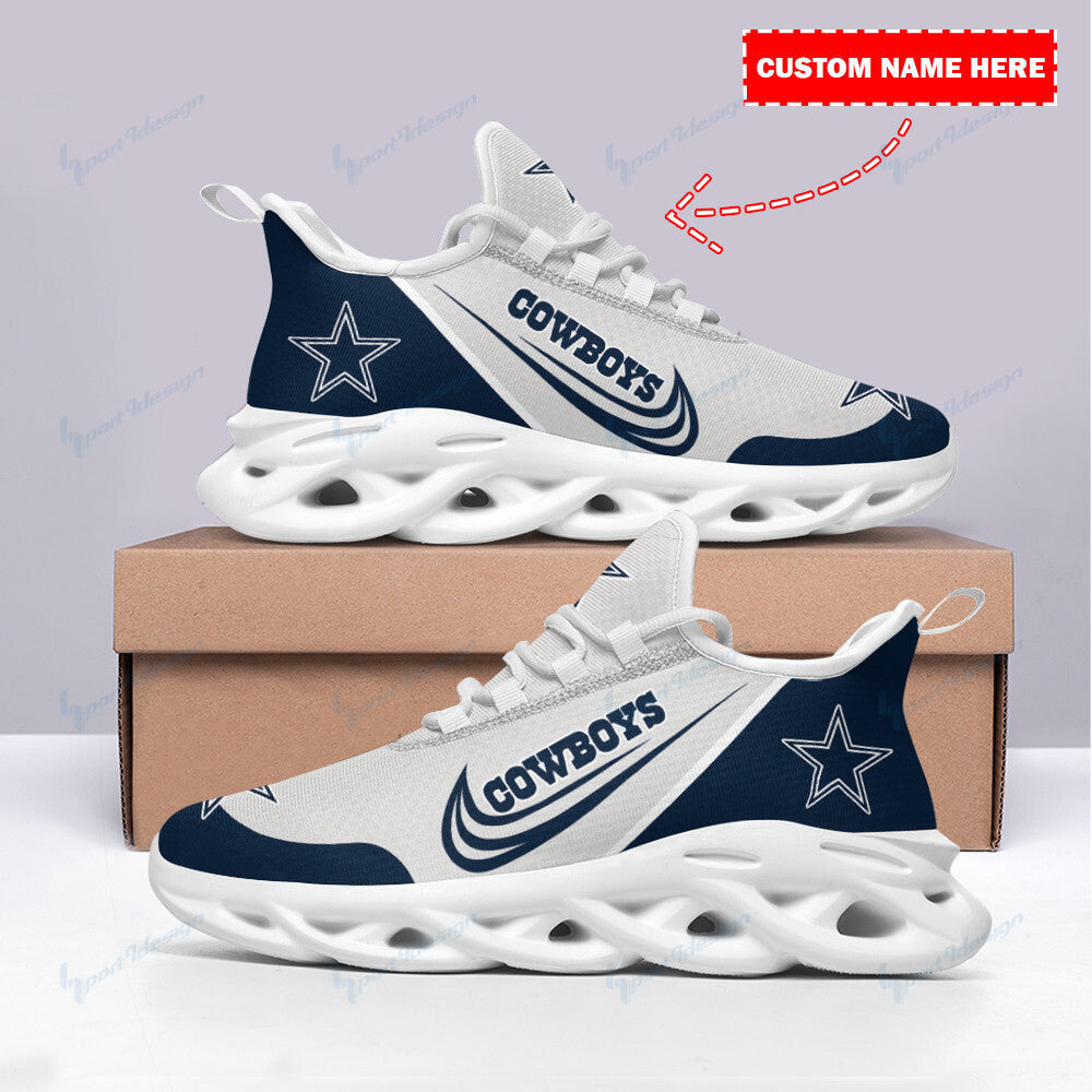 Personalized Dallas Cowboys NFL Max Soul Shoes Sneakers for Men And Women – NFL Football Fan Shoes, Team Sneakers