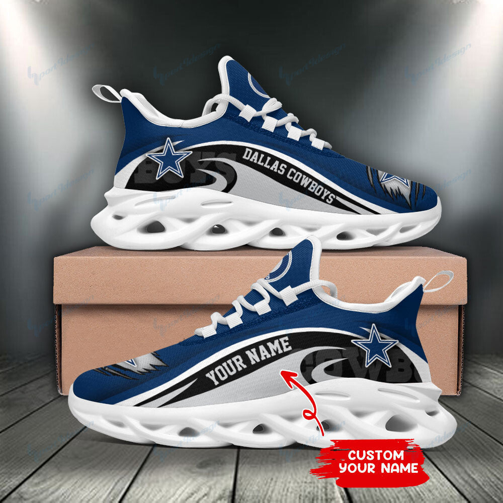 Personalized Dallas Cowboys NFL Max Soul Shoes Sneakers for Men And Women – NFL Football Fan Shoes, Team Sneakers