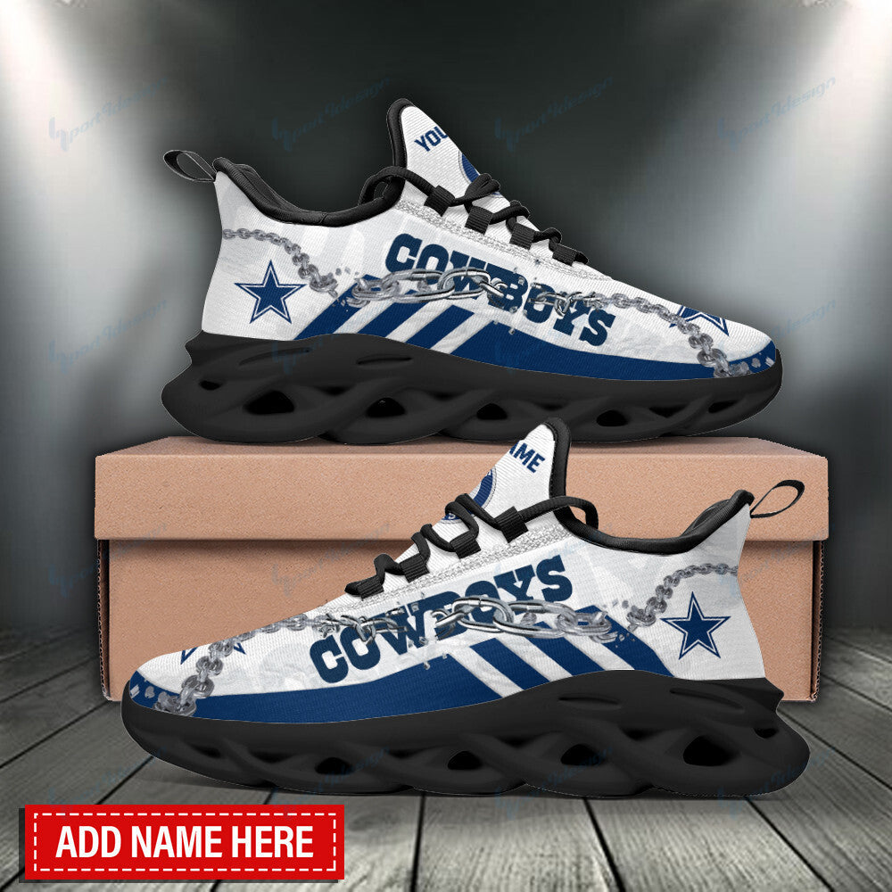 Personalized Dallas Cowboys NFL Max Soul Shoes Sneakers for Men And Women – NFL Football Fan Shoes, Team Sneakers - Image 3