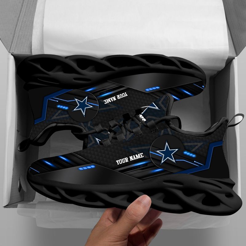 Personalized Dallas Cowboys NFL Max Soul Shoes Sneakers for Men And Women – NFL Football Fan Shoes, Team Sneakers - Image 4