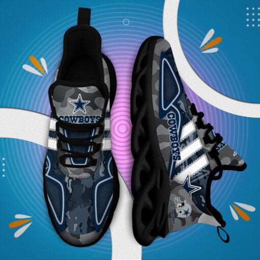 Personalized Dallas Cowboys NFL Max Soul Shoes Sneakers for Men And Women – NFL Football Fan Shoes, Team Sneakers - Image 4