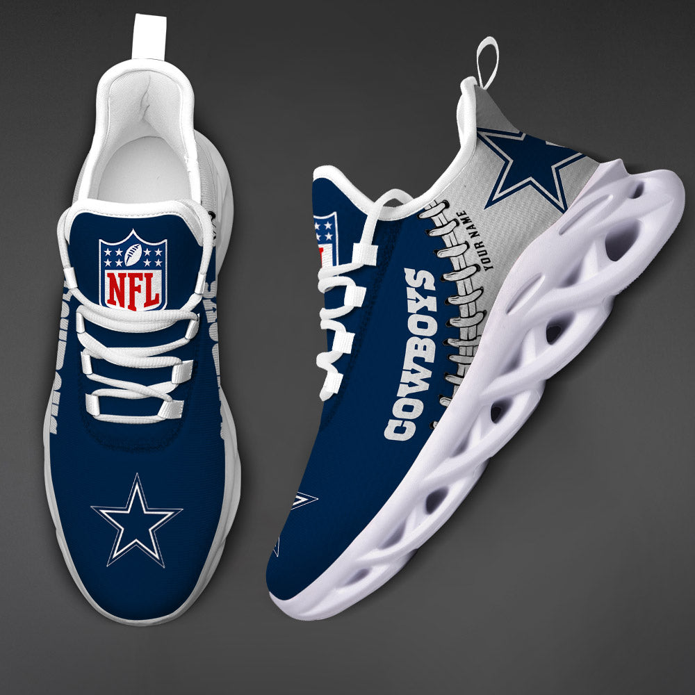 Personalized Dallas Cowboys NFL Max Soul Shoes Sneakers for Men And Women – NFL Football Fan Shoes, Team Sneakers - Image 3
