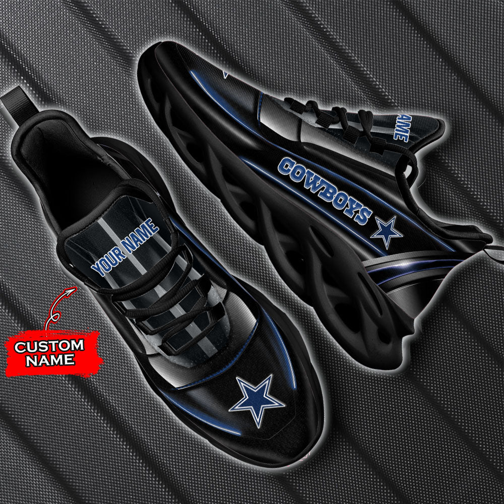Personalized Dallas Cowboys NFL Max Soul Shoes Sneakers for Men And Women – NFL Football Fan Shoes, Team Sneakers - Image 6