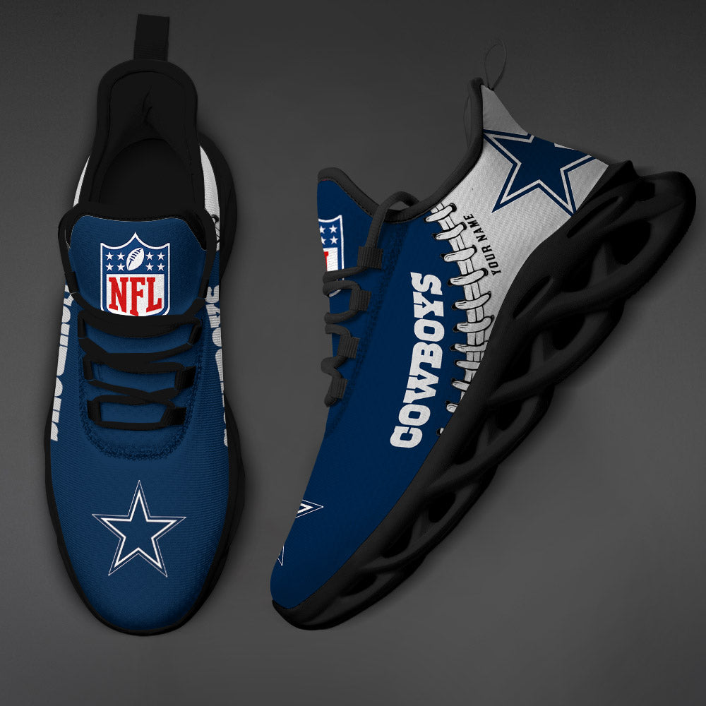 Personalized Dallas Cowboys NFL Max Soul Shoes Sneakers for Men And Women – NFL Football Fan Shoes, Team Sneakers - Image 4