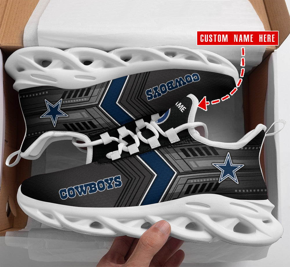 Personalized Dallas Cowboys NFL Max Soul Shoes Sneakers for Men And Women – NFL Football Fan Shoes, Team Sneakers - Image 3