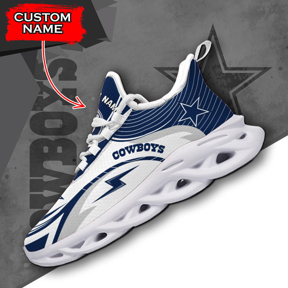 Personalized Dallas Cowboys NFL Max Soul Shoes Sneakers for Men And Women – NFL Football Fan Shoes, Team Sneakers