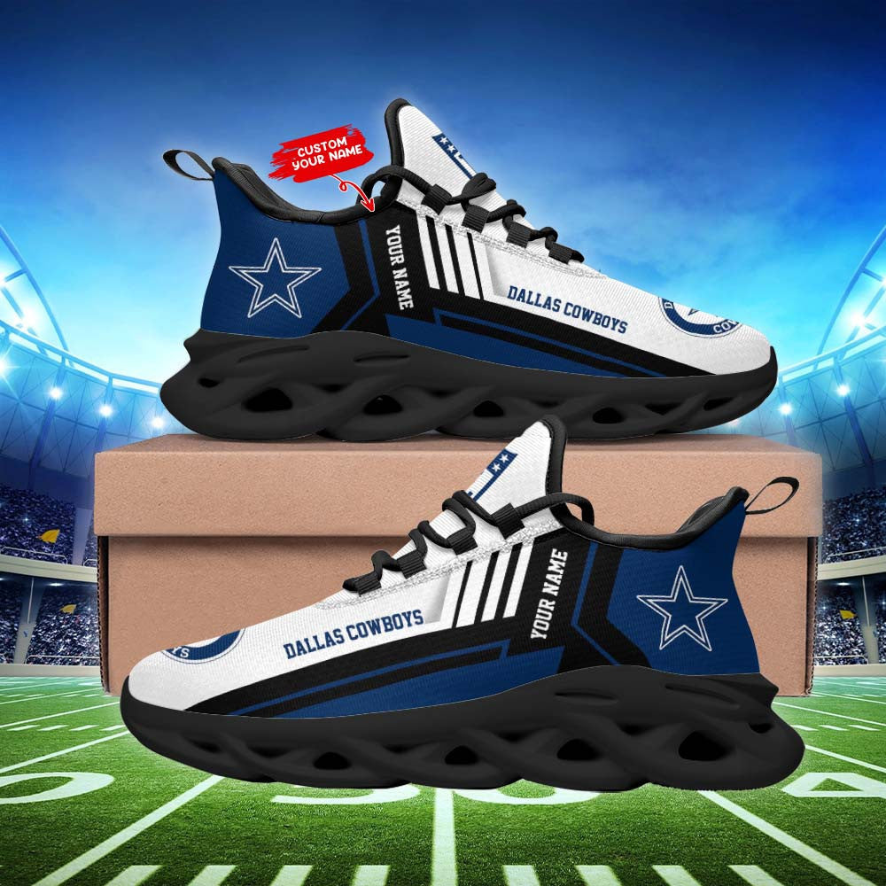Personalized Dallas Cowboys NFL Max Soul Shoes Sneakers for Men And Women – NFL Football Fan Shoes, Team Sneakers - Image 4
