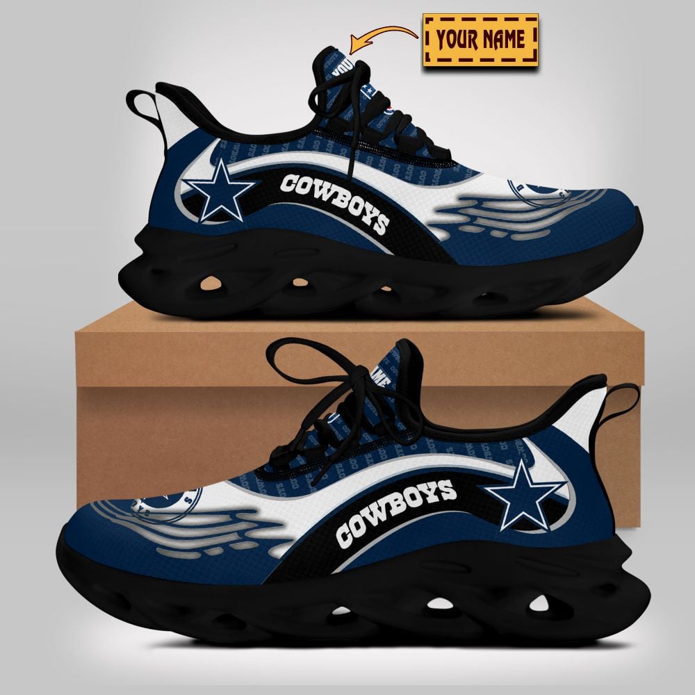 Personalized Dallas Cowboys NFL Max Soul Shoes Sneakers for Men And Women – NFL Football Fan Shoes, Team Sneakers