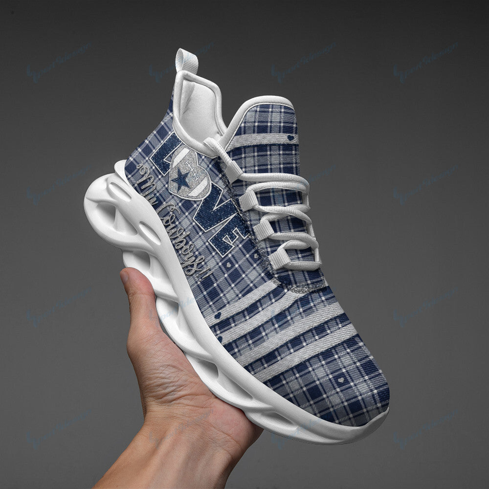 Personalized Dallas Cowboys NFL Max Soul Shoes Sneakers for Men And Women – NFL Football Fan Shoes, Team Sneakers - Image 3