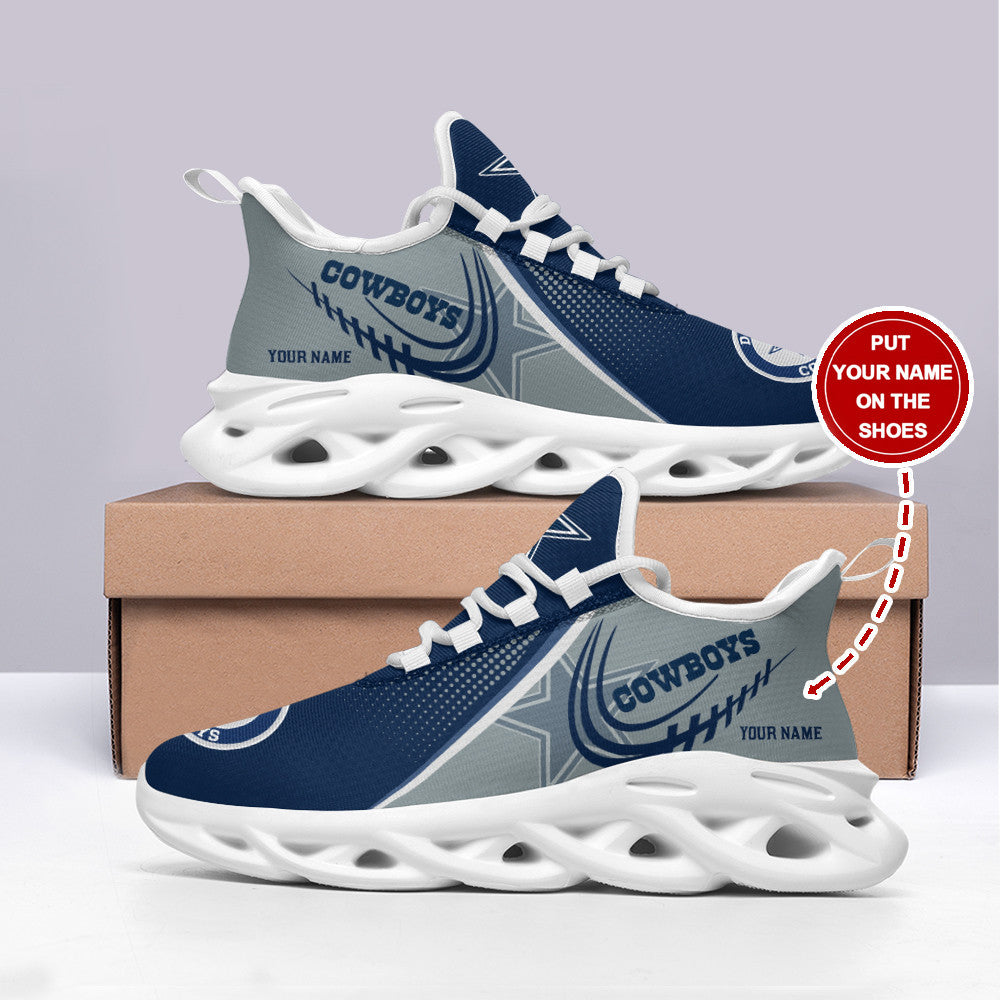 Personalized Dallas Cowboys NFL Max Soul Shoes Sneakers for Men And Women – NFL Football Fan Shoes, Team Sneakers - Image 3