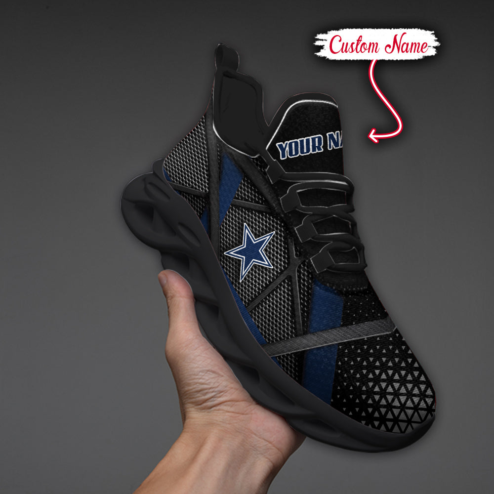 Personalized Dallas Cowboys NFL Max Soul Shoes Sneakers for Men And Women – NFL Football Fan Shoes, Team Sneakers - Image 3