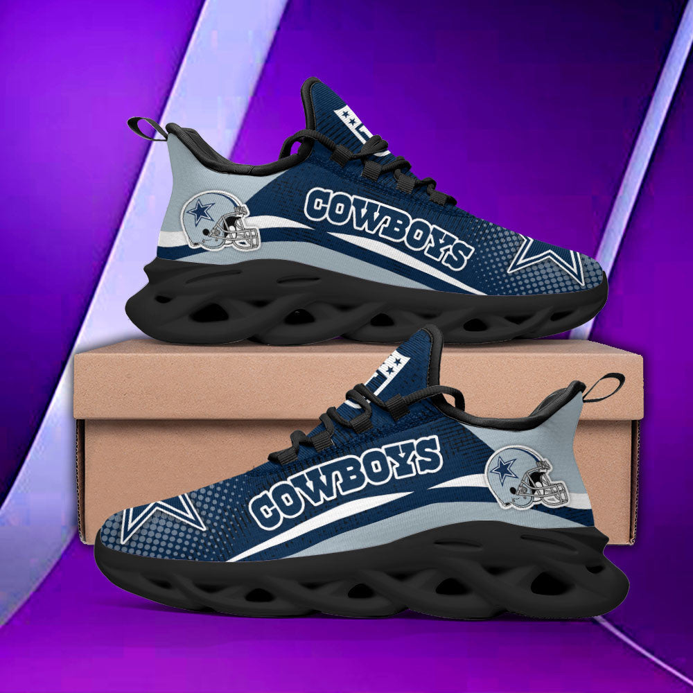 Personalized Dallas Cowboys NFL Max Soul Shoes Sneakers for Men And Women – NFL Football Fan Shoes, Team Sneakers - Image 4