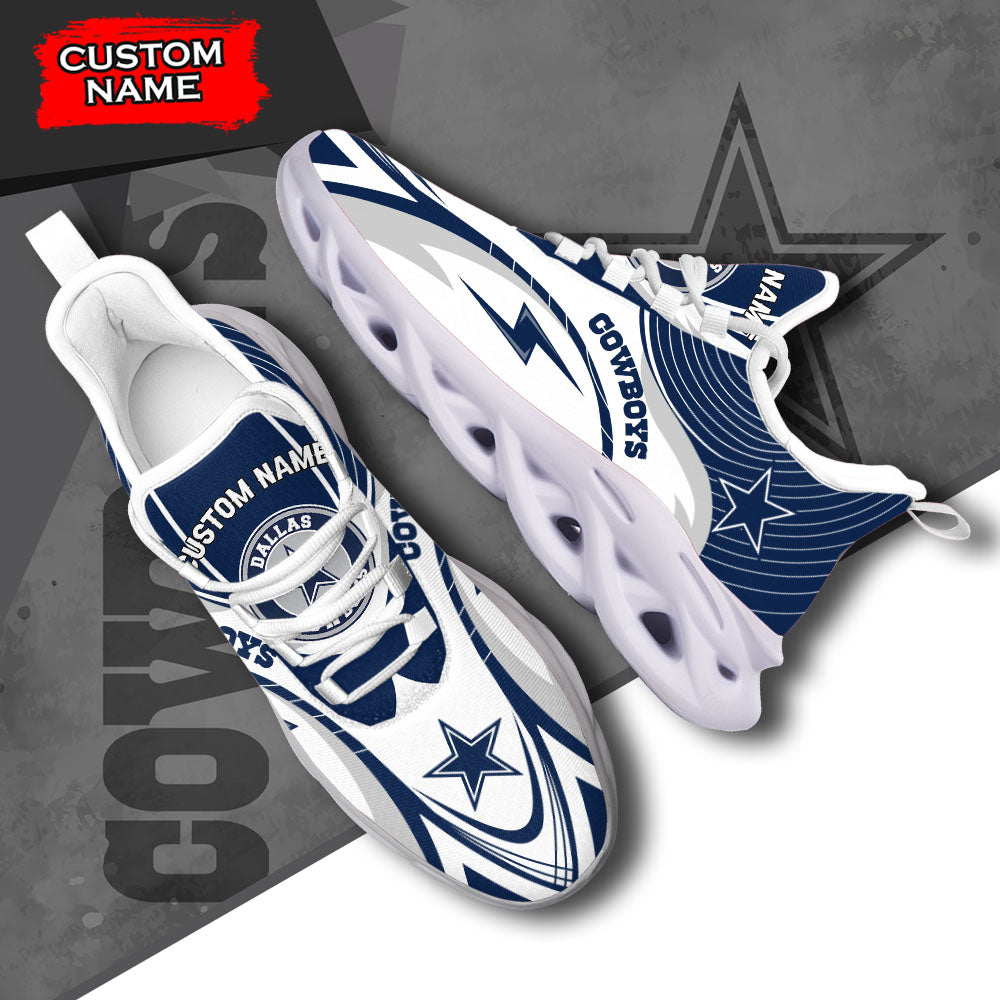 Personalized Dallas Cowboys NFL Max Soul Shoes Sneakers for Men And Women – NFL Football Fan Shoes, Team Sneakers - Image 6