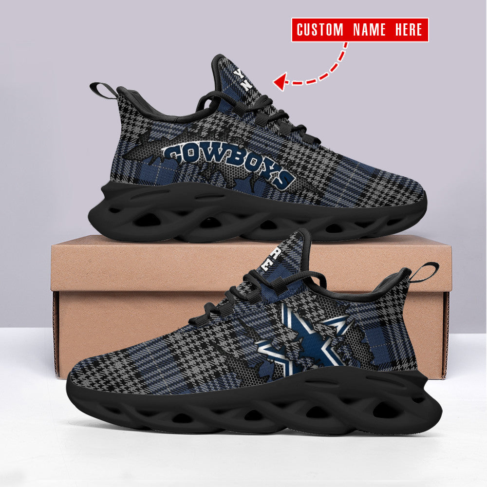 Personalized Dallas Cowboys NFL Max Soul Shoes Sneakers for Men And Women – NFL Football Fan Shoes, Team Sneakers - Image 3