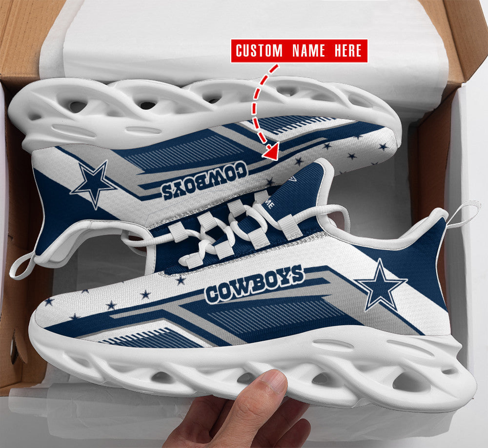 Personalized Dallas Cowboys NFL Max Soul Shoes Sneakers for Men And Women – NFL Football Fan Shoes, Team Sneakers - Image 3
