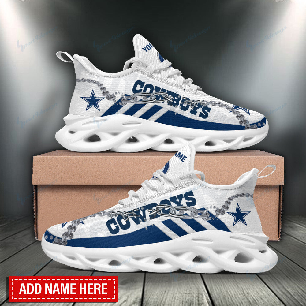 Personalized Dallas Cowboys NFL Max Soul Shoes Sneakers for Men And Women – NFL Football Fan Shoes, Team Sneakers