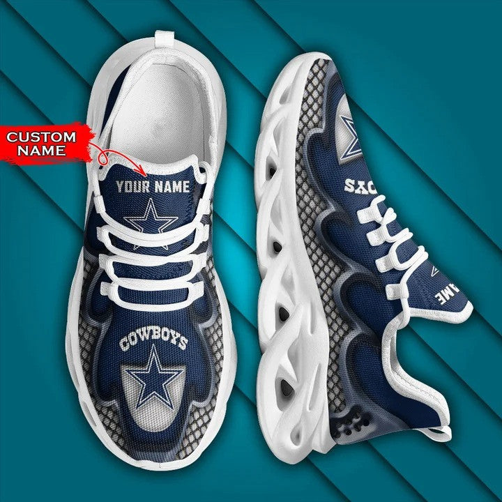 Personalized Dallas Cowboys NFL Max Soul Shoes Sneakers for Men And Women – NFL Football Fan Shoes, Team Sneakers - Image 3