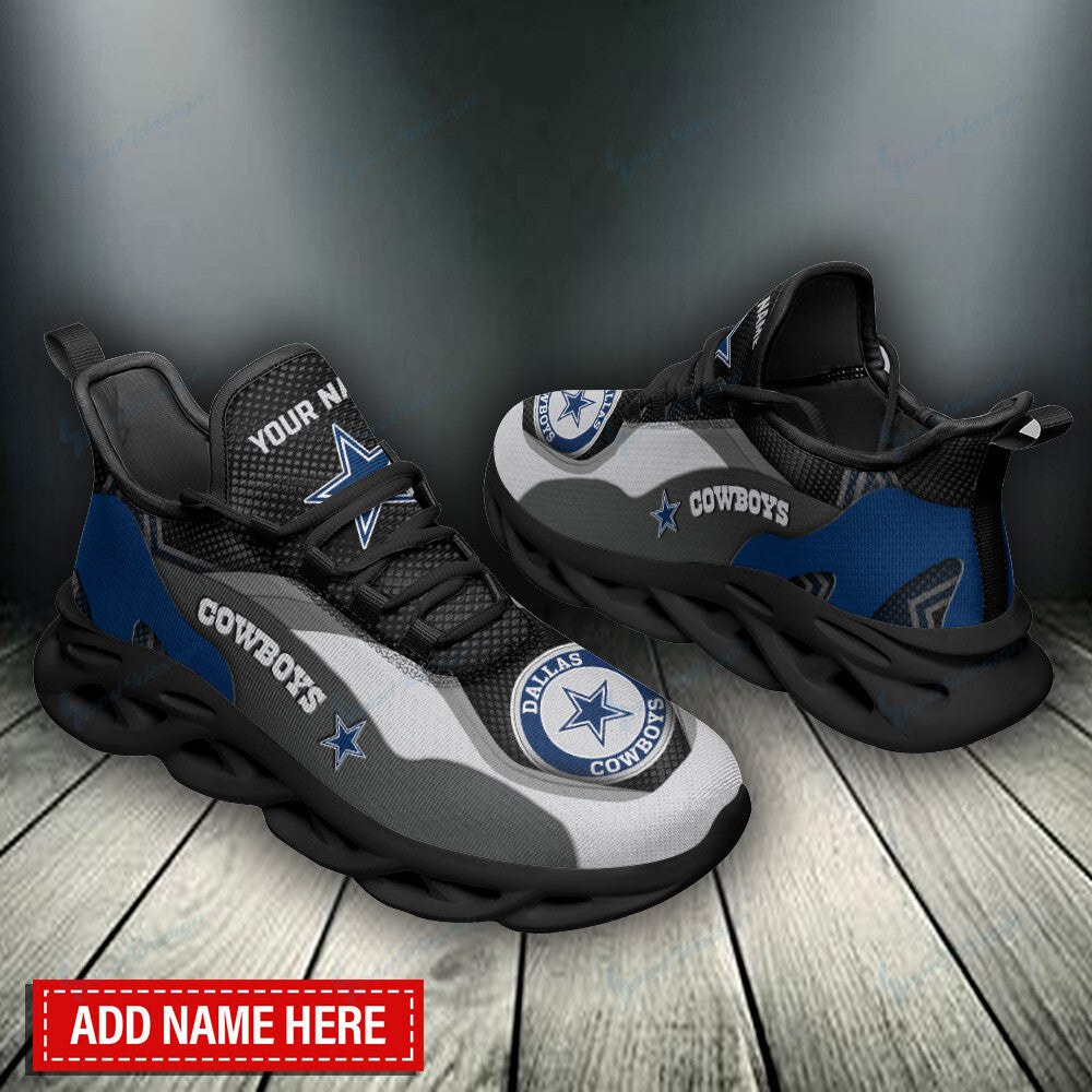 Personalized Dallas Cowboys NFL Max Soul Shoes Sneakers for Men And Women – NFL Football Fan Shoes, Team Sneakers - Image 4