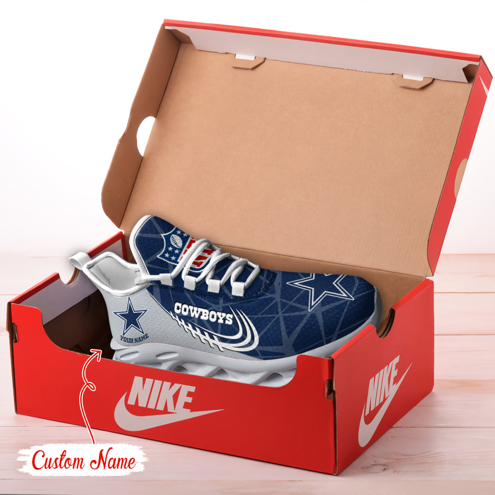 Personalized Dallas Cowboys NFL Max Soul Shoes Sneakers for Men And Women – NFL Football Fan Shoes, Team Sneakers - Image 4
