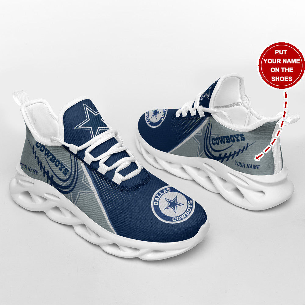Personalized Dallas Cowboys NFL Max Soul Shoes Sneakers for Men And Women – NFL Football Fan Shoes, Team Sneakers - Image 4