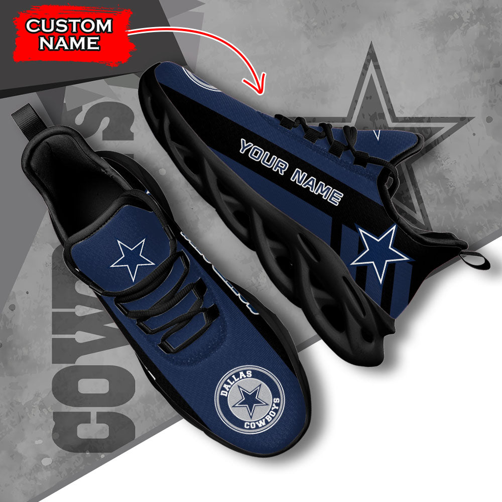Personalized Dallas Cowboys NFL Max Soul Shoes Sneakers for Men And Women – NFL Football Fan Shoes, Team Sneakers - Image 5