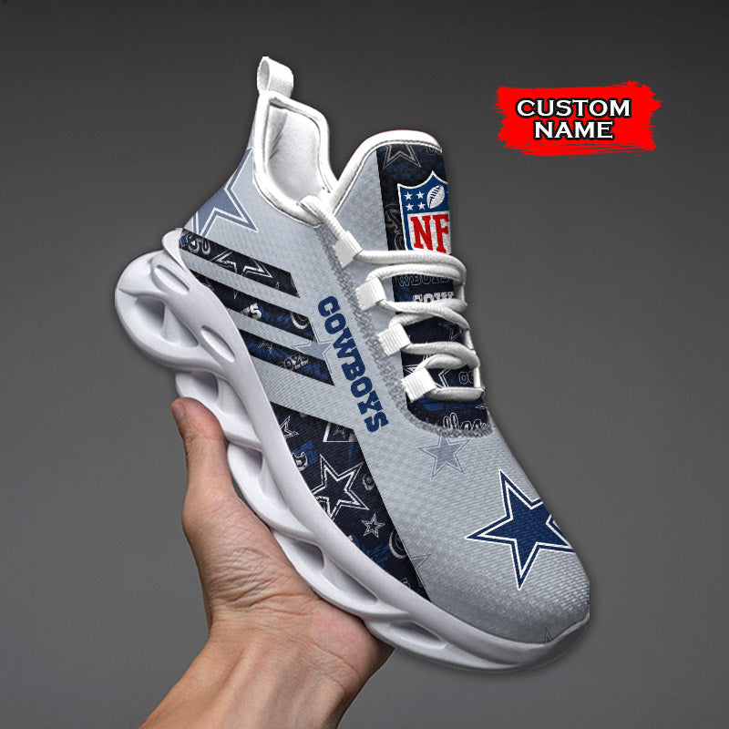 Personalized Dallas Cowboys NFL Max Soul Shoes Sneakers for Men And Women – NFL Football Fan Shoes, Team Sneakers