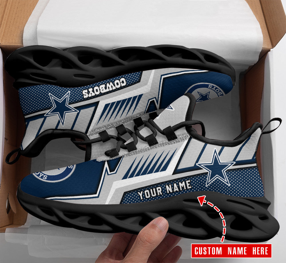 Personalized Dallas Cowboys NFL Max Soul Shoes Sneakers for Men And Women – NFL Football Fan Shoes, Team Sneakers