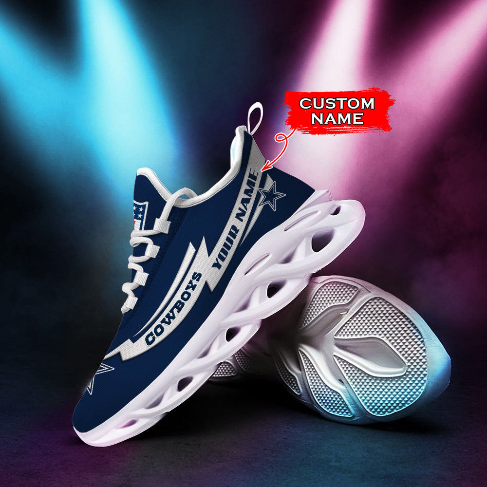 Personalized Dallas Cowboys NFL Max Soul Shoes Sneakers for Men And Women – NFL Football Fan Shoes, Team Sneakers - Image 3