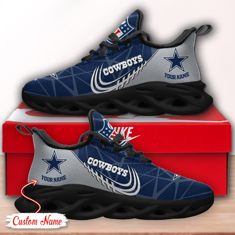 Personalized Dallas Cowboys NFL Max Soul Shoes Sneakers for Men And Women – NFL Football Fan Shoes, Team Sneakers
