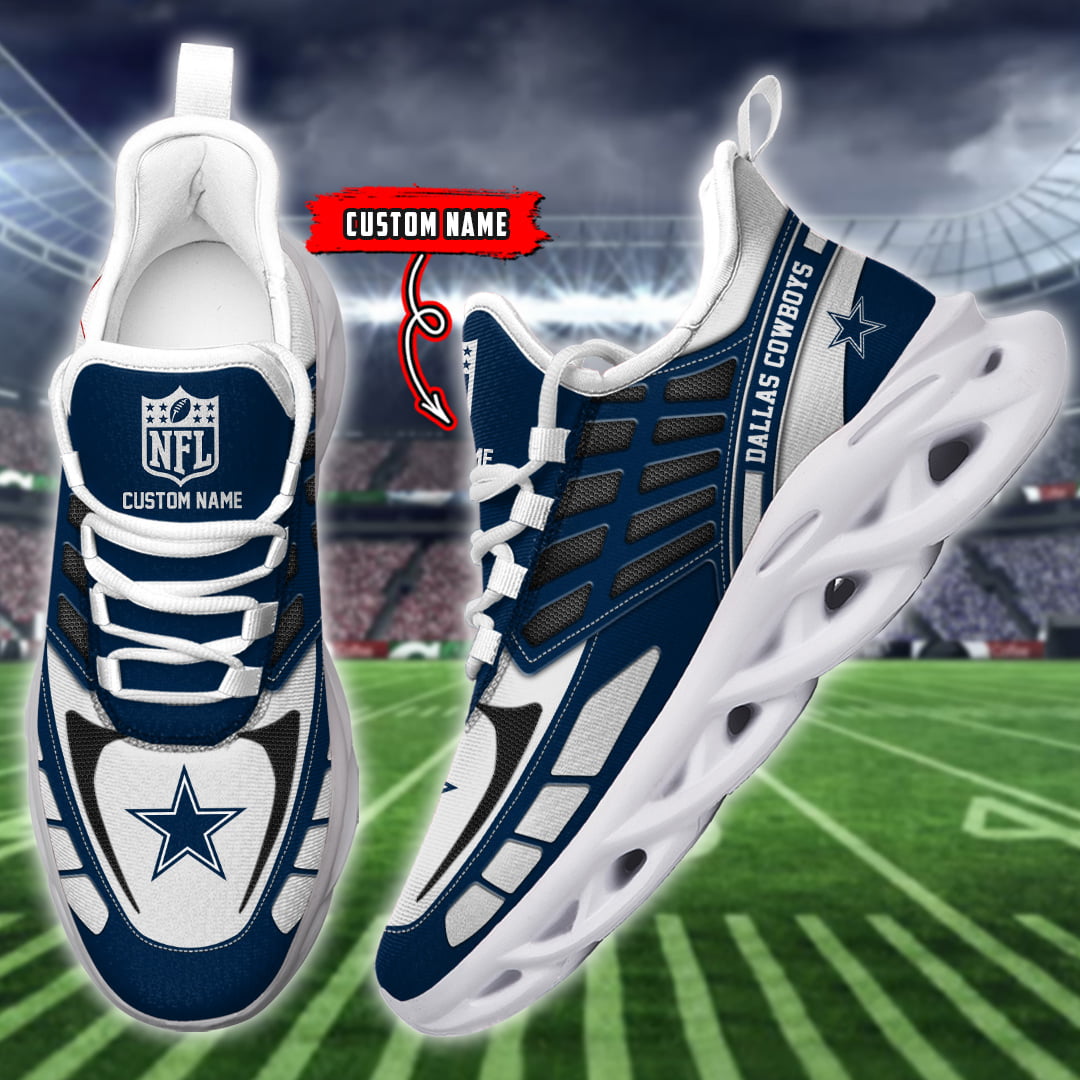 Personalized Dallas Cowboys NFL Max Soul Shoes Sneakers for Men And Women – NFL Football Fan Shoes, Team Sneakers