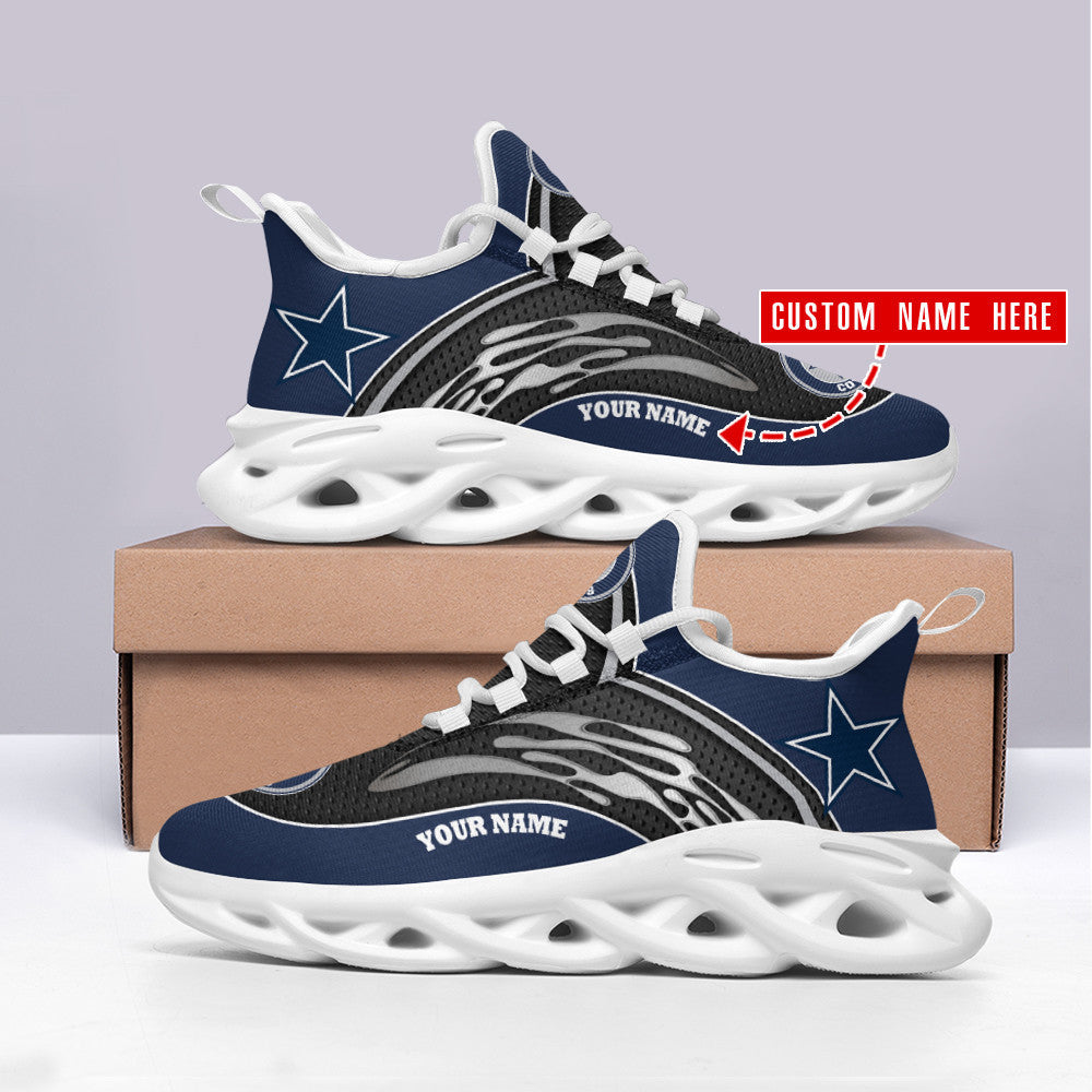 Personalized Dallas Cowboys NFL Max Soul Shoes Sneakers for Men And Women – NFL Football Fan Shoes, Team Sneakers - Image 3