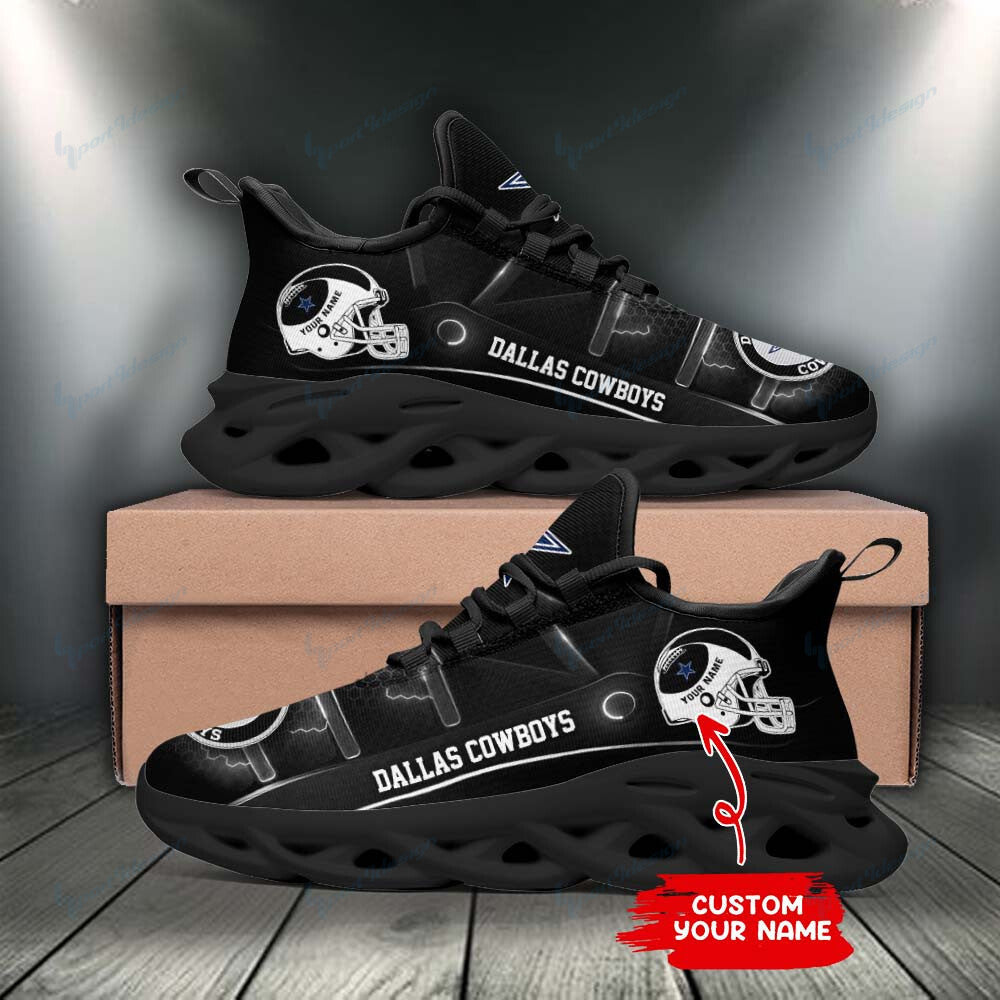 Personalized Dallas Cowboys NFL Max Soul Shoes Sneakers for Men And Women – NFL Football Fan Shoes, Team Sneakers - Image 3