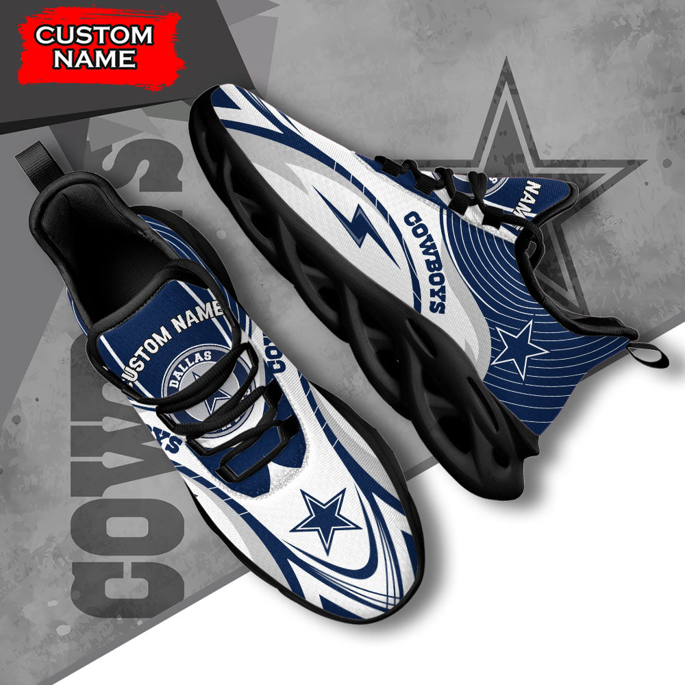 Personalized Dallas Cowboys NFL Max Soul Shoes Sneakers for Men And Women – NFL Football Fan Shoes, Team Sneakers - Image 5