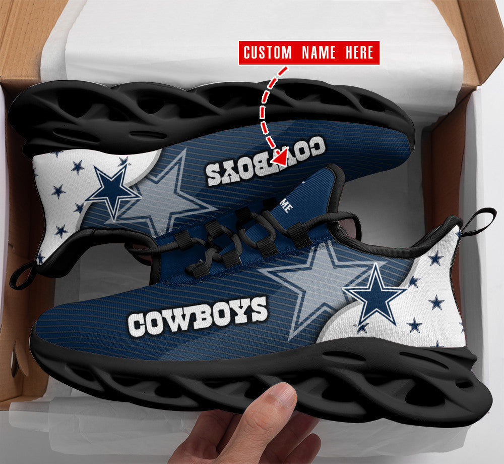 Personalized Dallas Cowboys NFL Max Soul Shoes Sneakers for Men And Women – NFL Football Fan Shoes, Team Sneakers