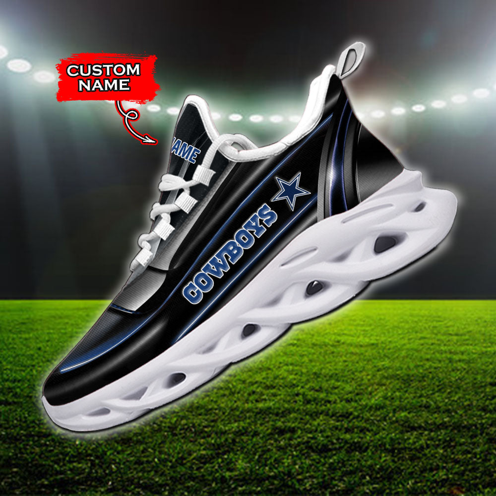 Personalized Dallas Cowboys NFL Max Soul Shoes Sneakers for Men And Women – NFL Football Fan Shoes, Team Sneakers