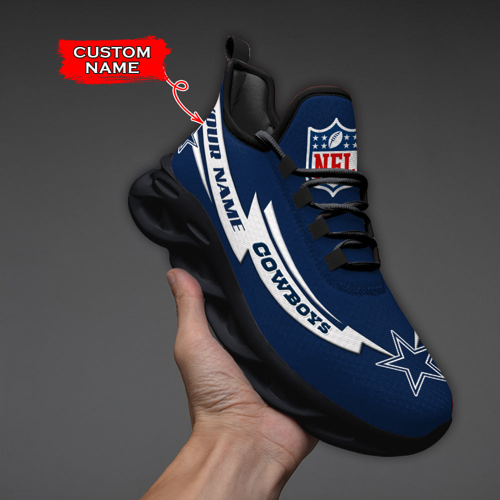 Personalized Dallas Cowboys NFL Max Soul Shoes Sneakers for Men And Women – NFL Football Fan Shoes, Team Sneakers - Image 5