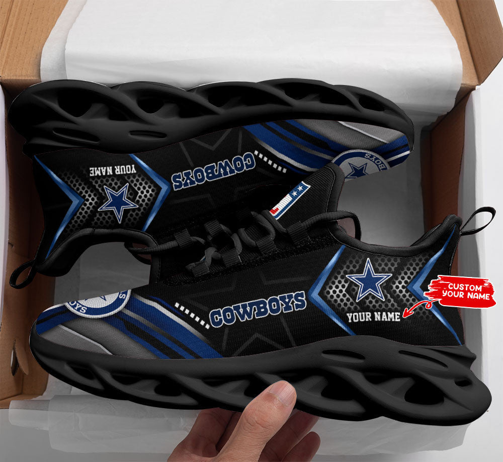 Personalized Dallas Cowboys NFL Max Soul Shoes Sneakers for Men And Women – NFL Football Fan Shoes, Team Sneakers - Image 3