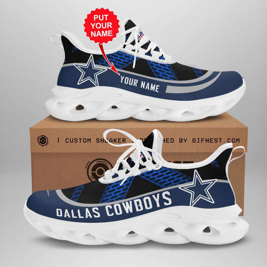Personalized Dallas Cowboys NFL Max Soul Shoes Sneakers for Men And Women – NFL Football Fan Shoes, Team Sneakers