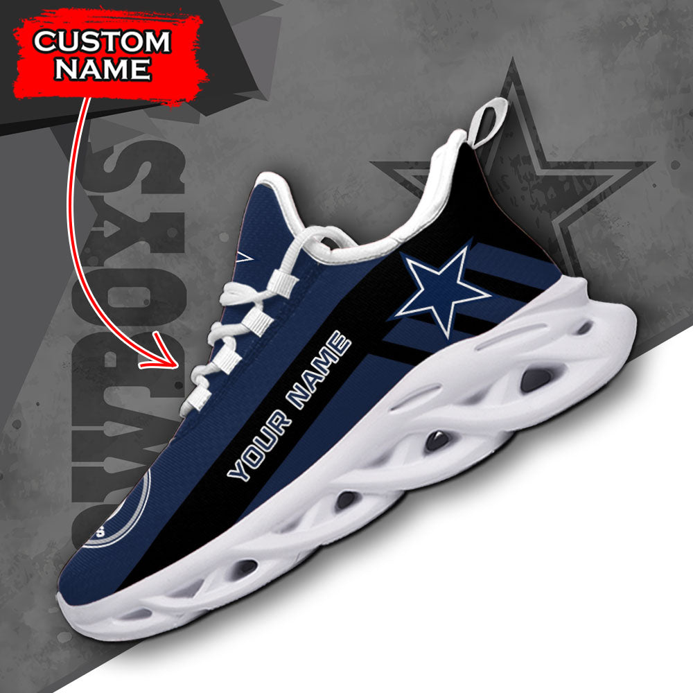 Personalized Dallas Cowboys NFL Max Soul Shoes Sneakers for Men And Women – NFL Football Fan Shoes, Team Sneakers