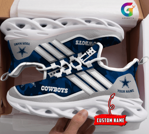 Personalized Dallas Cowboys NFL Max Soul Shoes Sneakers for Men And Women – NFL Football Fan Shoes, Team Sneakers